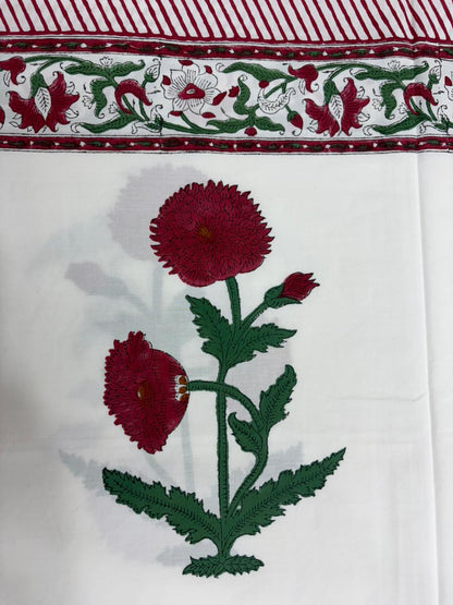 Laal Ishq Percale Cotton Bedsheet