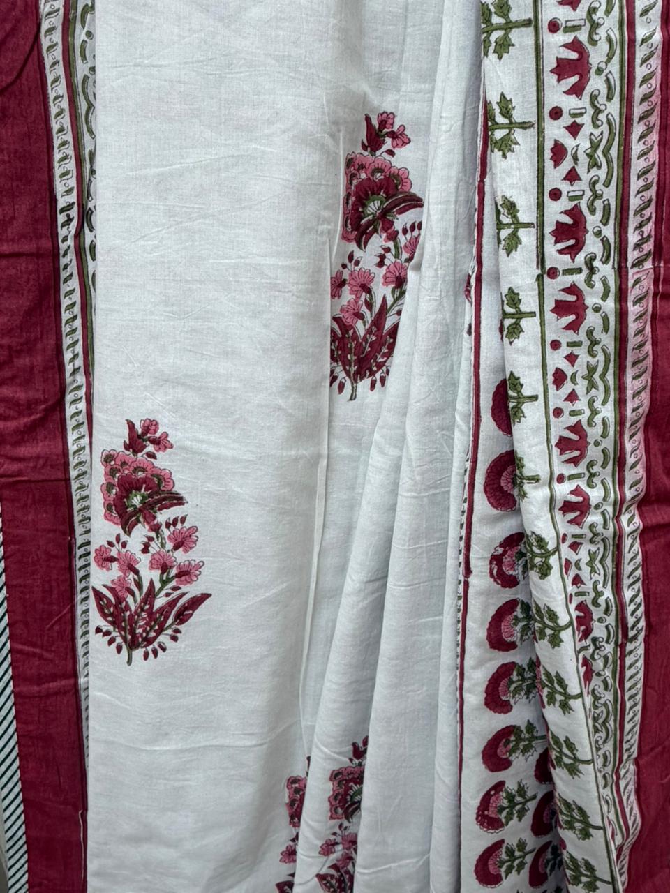 Organic Mulmul Cotton Dohar AC Blanket - Laal Buta