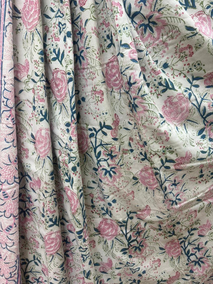 Organic Mulmul Cotton Dohar AC Blanket - Butterfly