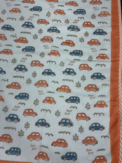 Kids Mulmul Dohar- Radways Peach