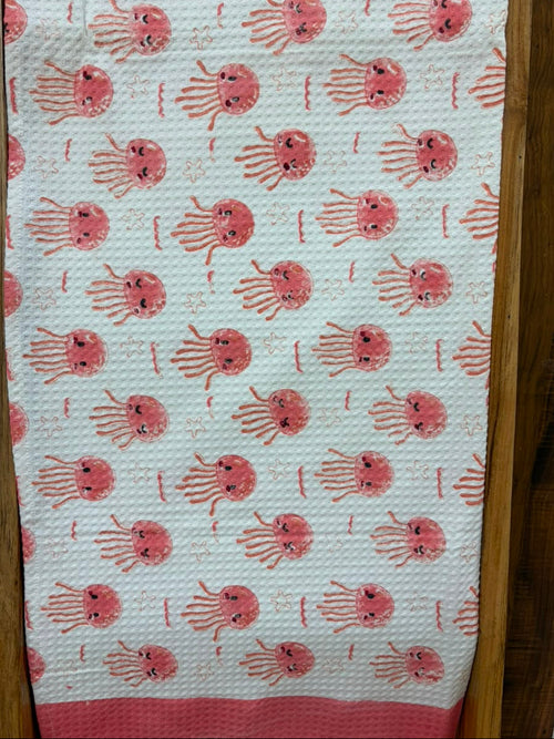 Kids Bath Towel Set - Jelly Fish
