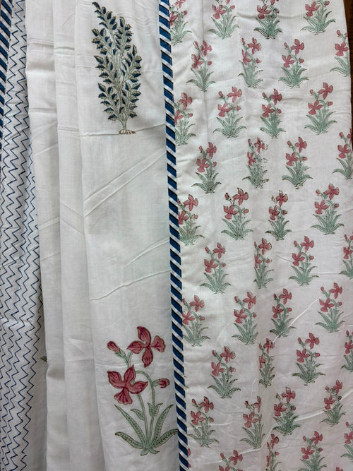 Kaner Baugh Bedsheet & Dohar Set