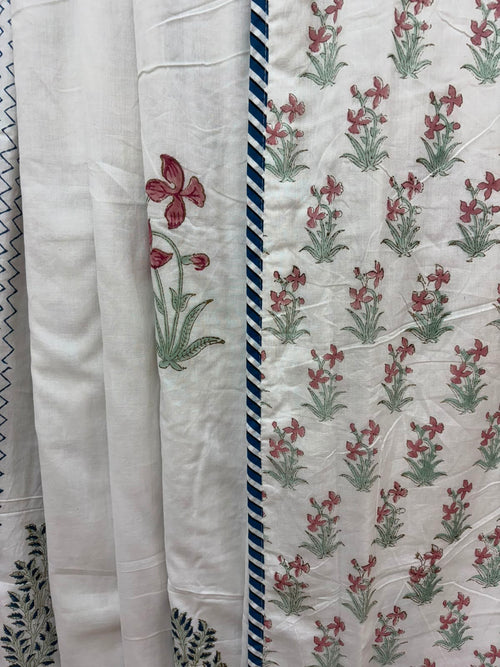 Kaner Baugh Bedsheet & Dohar Set